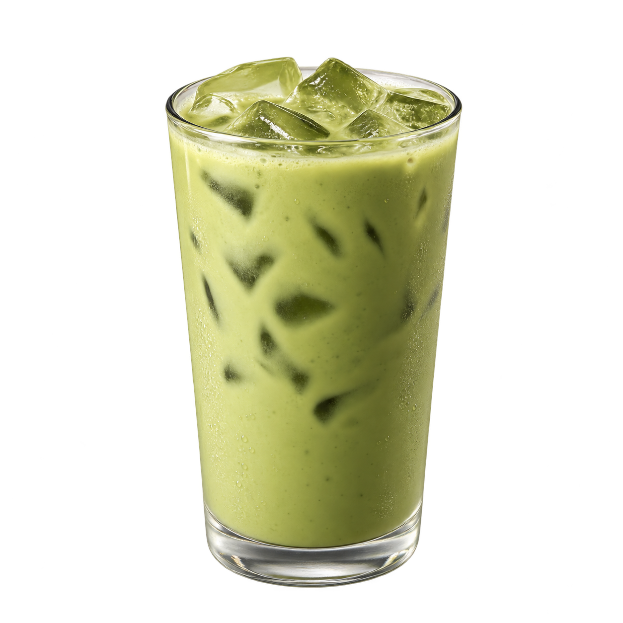 Muzli matcha latte